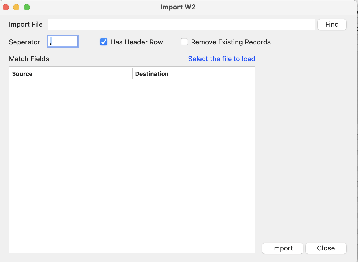 CSV Loader